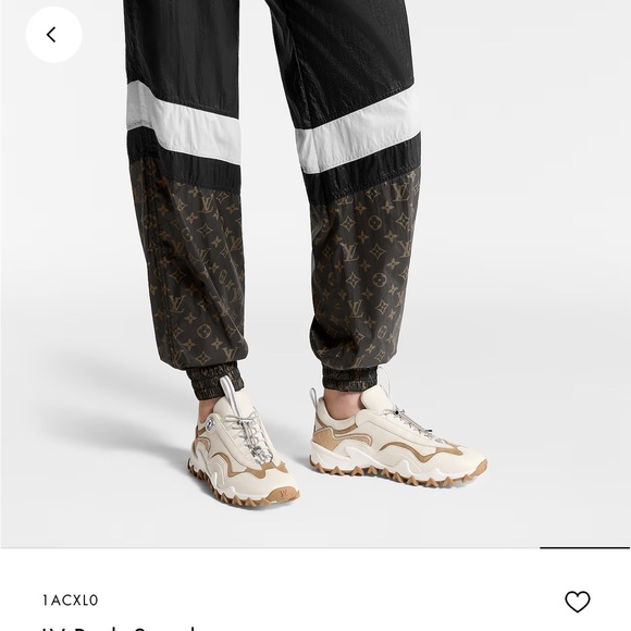 Louis Vuitton Cream and Tan Sneakers - Picture 6 of 6